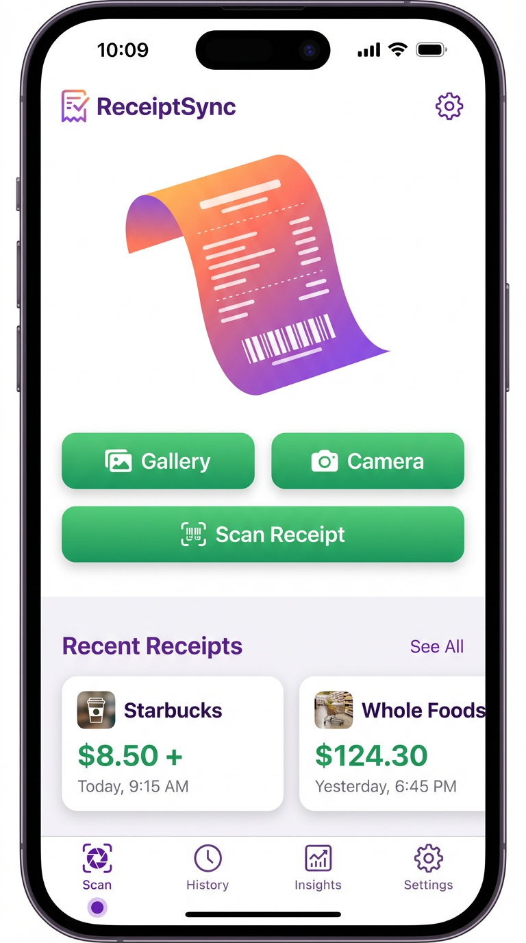 ReceiptSync App